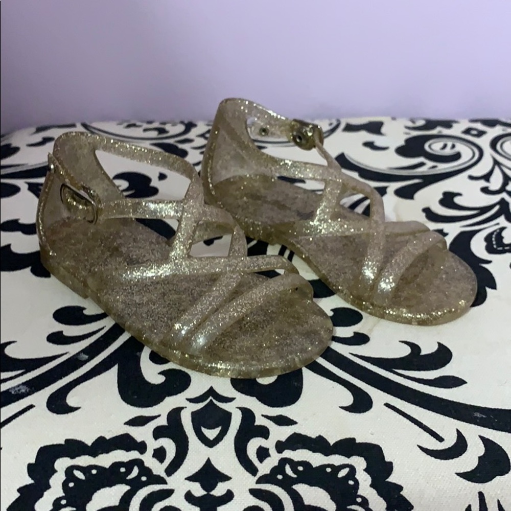 Girls Gold Sandals